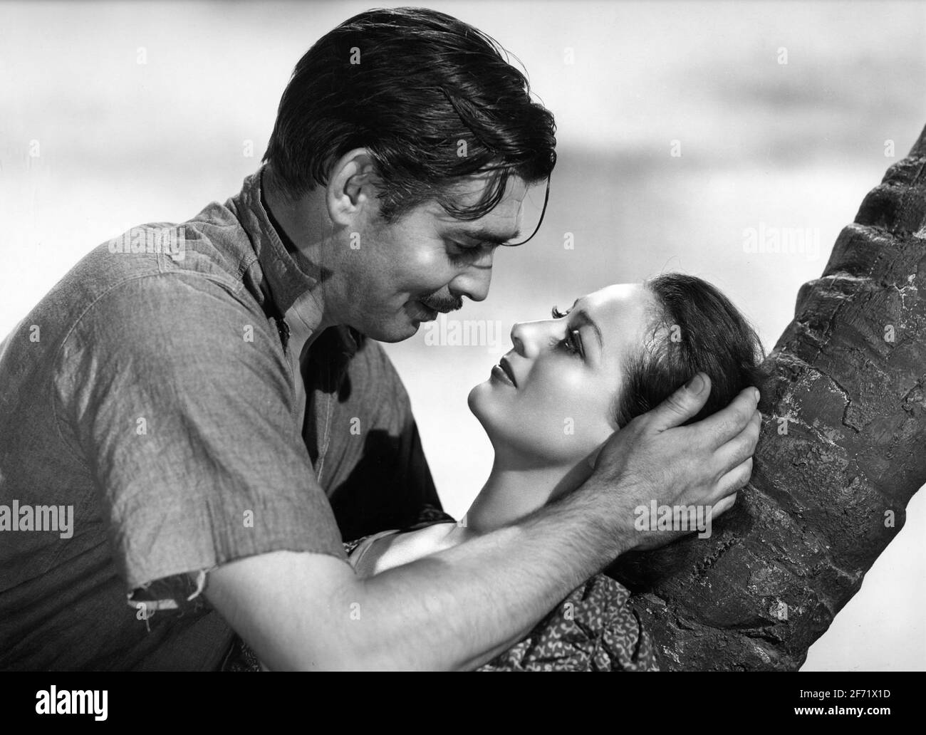 CLARK GABLE und JOAN CRAWFORD Publicity Portrait von LASZLO WILLINGER Für STRANGE CARGO 1940 Regisseur FRANK BORZAGE Metro Goldwyn Mayer Stockfoto