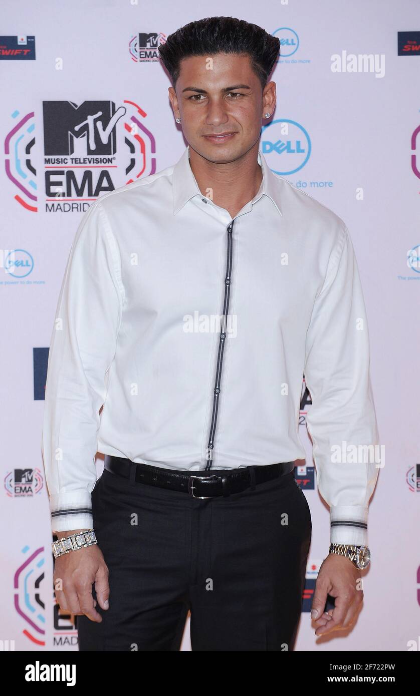 Madrid, Spanien. 7. November 2010 MTV EMA 2010 Stockfoto