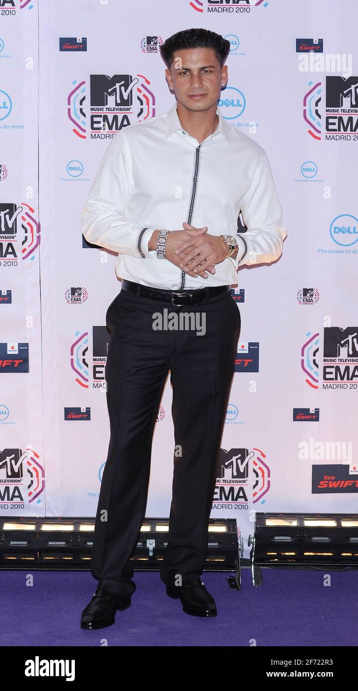 Madrid, Spanien. 7. November 2010 MTV EMA 2010 Stockfoto