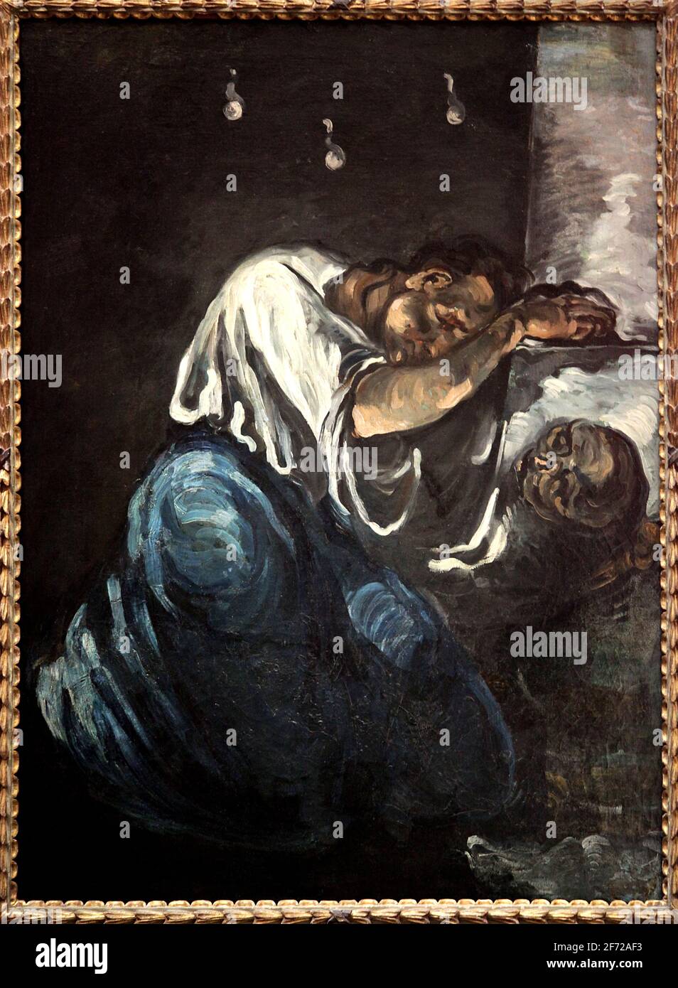 Die Madeleine oder Trauer La madeleine oder la douleur 1869 von Paul Cezanne 1839-1906 Stockfoto