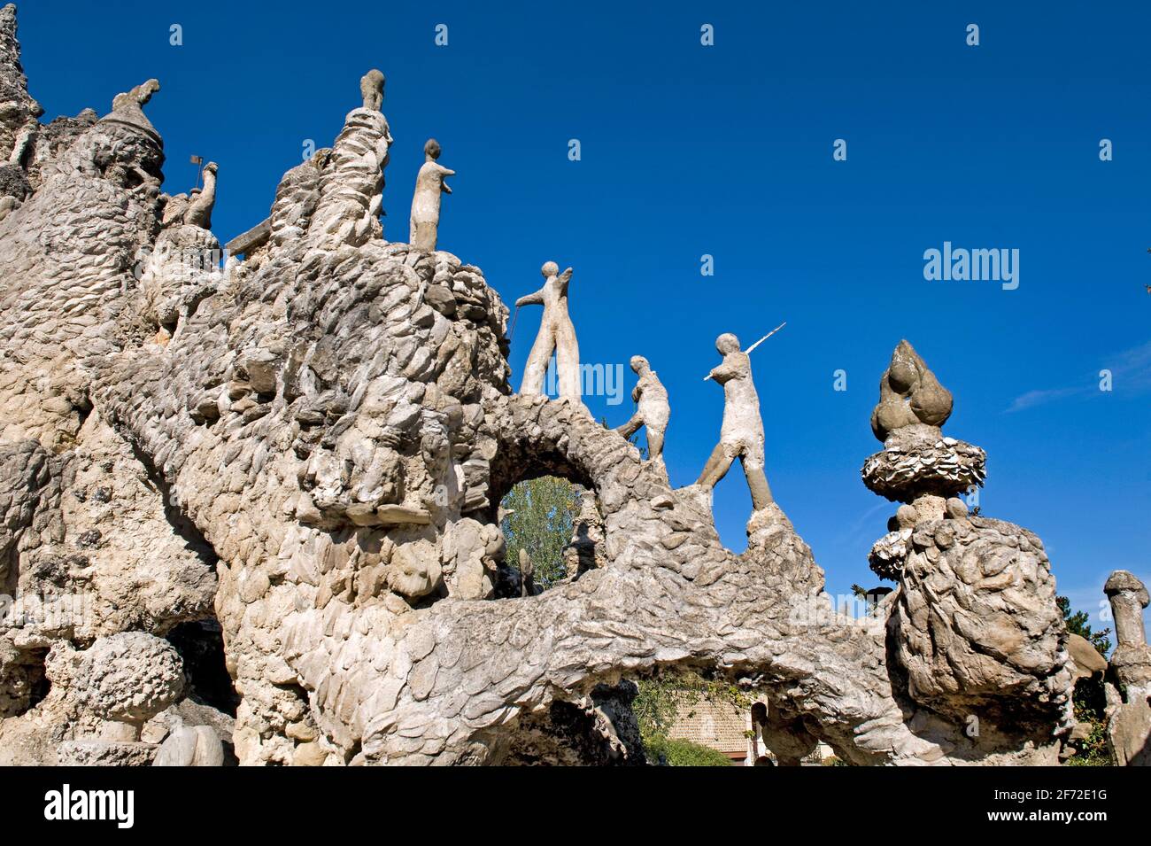 Hauterives, Frankreich: Idealer Palast von Ferdinand Cheval Stockfoto