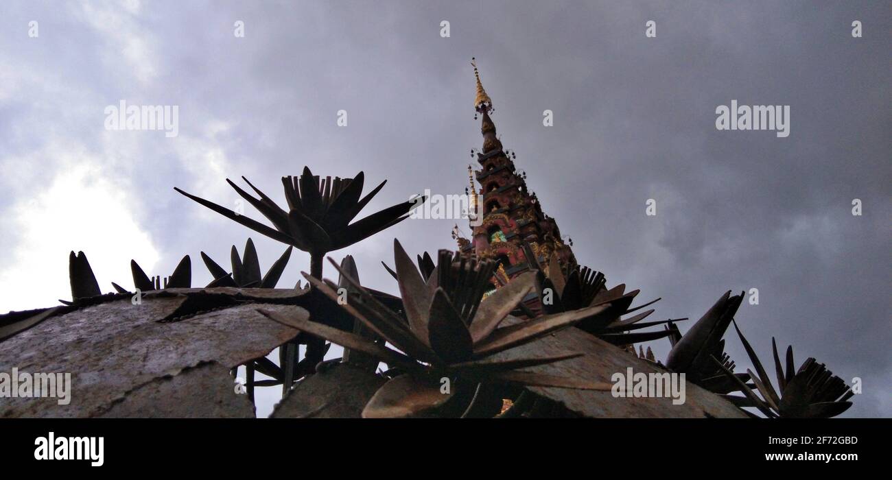 Wat Ban Pong Tempel, Chiang Mai, Thailand Stockfoto