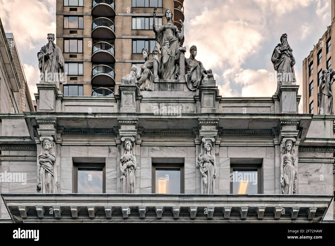 Appellate Division New York State Supreme Court, gelegen an 35 East 25th Street, gegenüber der Madison Avenue vom Madison Square Park. Stockfoto