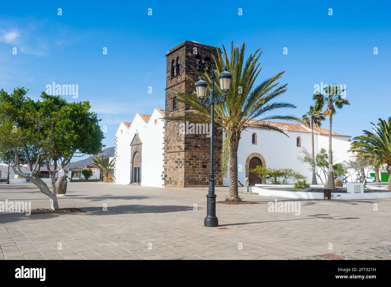 Kirche unserer Lieben Frau von Candelaria, La Oliva, Fuerteventura, Kanarische Inseln, Spanien Stockfoto