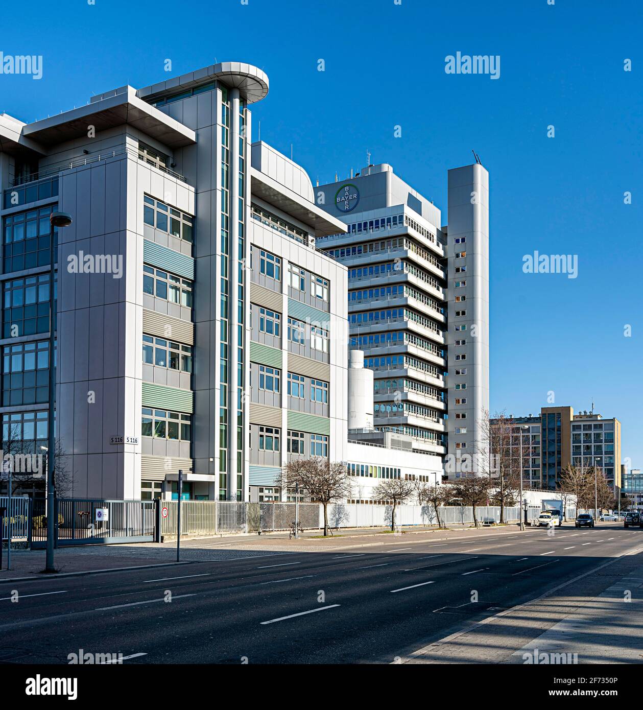 Bayer-Standort in Berlin, Deutschland Stockfoto