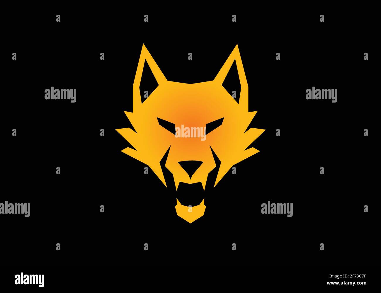Fox-Logo-Vorlage. Flache und Linie Art Style Icon-Kollektion Stock Vektor