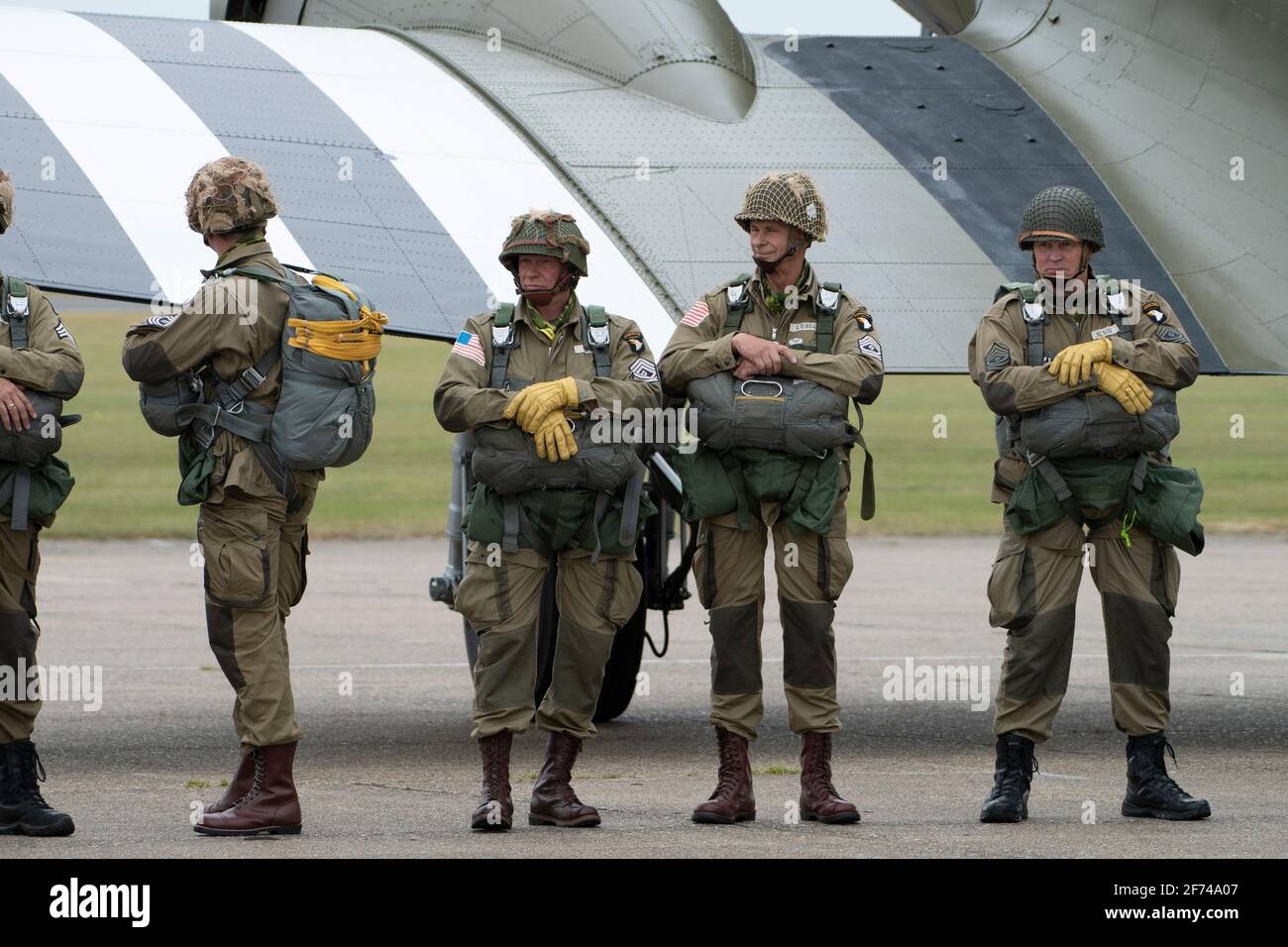 DAKS über Duxford, D-Day75 Stockfoto