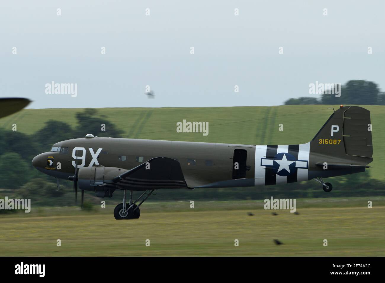 DAKS über Duxford, D-Day75 Stockfoto