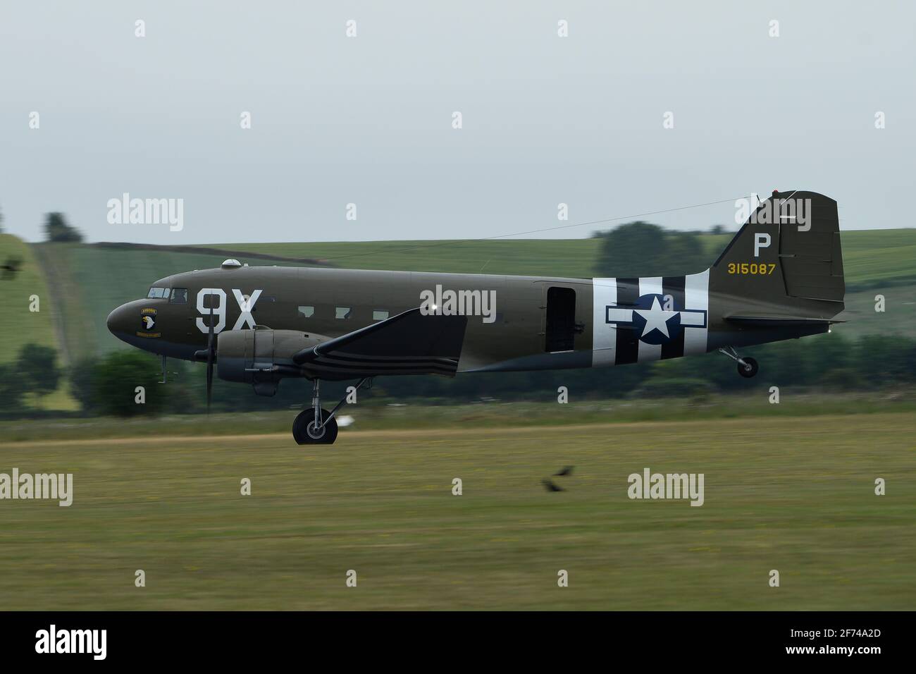 DAKS über Duxford, D-Day75 Stockfoto