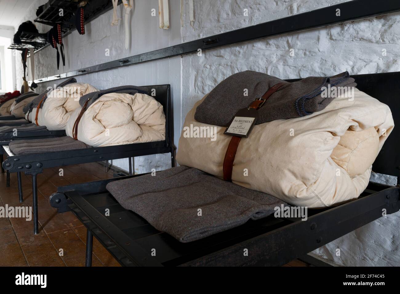 Militärbaracken, Zitadelle Von Halifax (Fort George), Halifax, Nova Scotia, Kanada Stockfoto