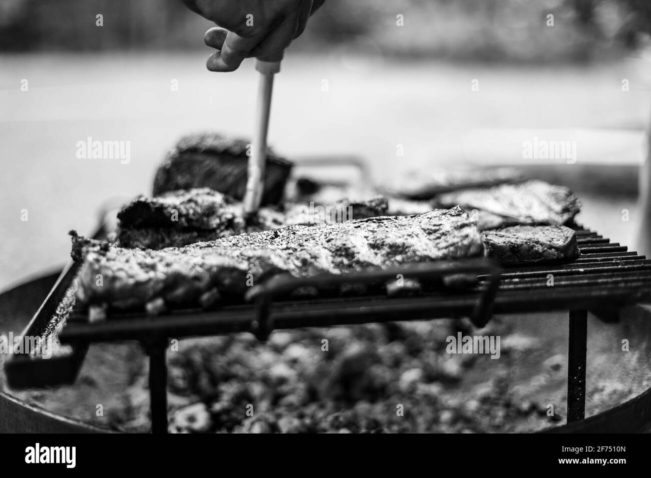 Sommer ist die beste Zeit des Jahres, um etwas bbq zu tun Stockfoto