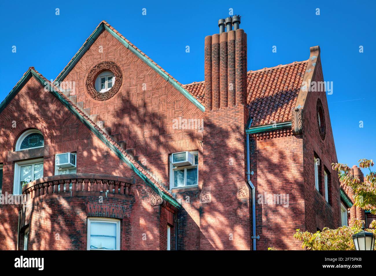 Ginter House, ursprünglich ein Privathaus, wurde später Richmond's erste öffentliche Bibliothek, dann Teil der Virginia Commonwealth University (VCU). Stockfoto