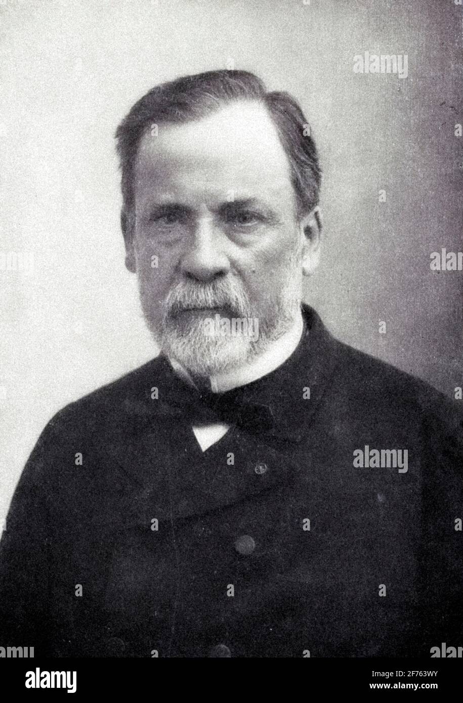 Louis Pasteur Geboren 1822 Gestorben 1895 Stockfoto