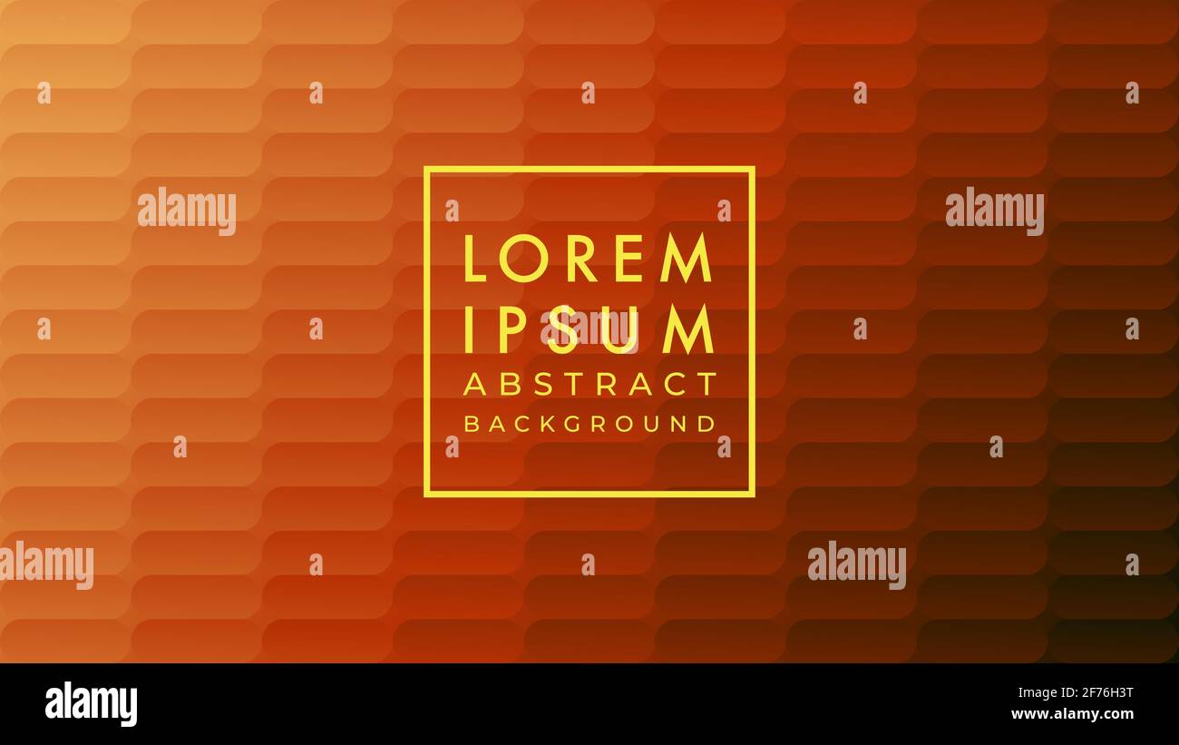 Vektor-Illustration von Kachel Kapsel Form Muster mit braunen Farbverlauf. Abstrakte geomerische Hintergrund Design-Vorlage Stock Vektor