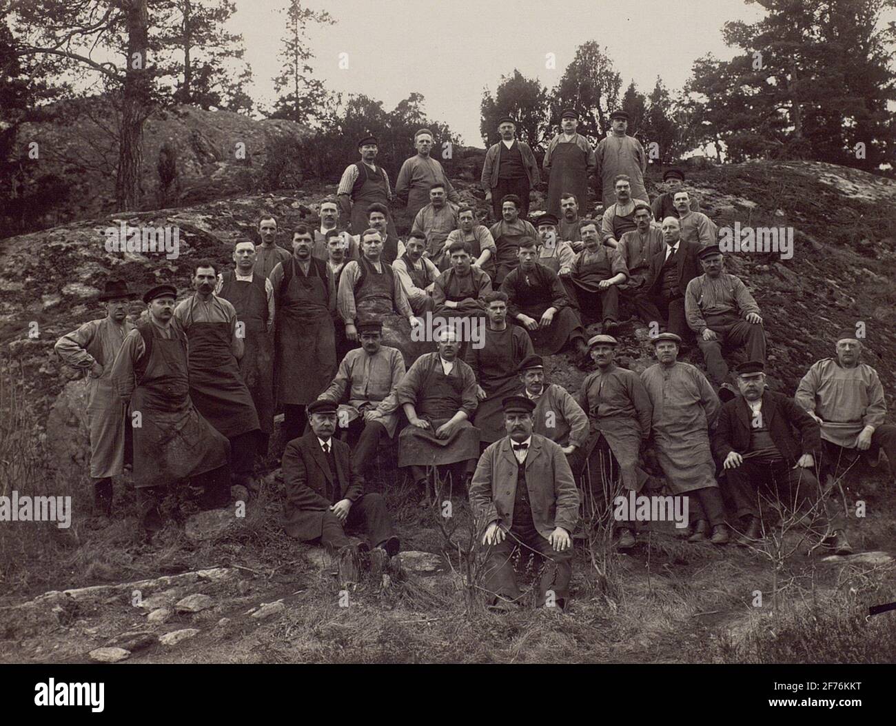 Das Foto von Klas Wemans hinterließ Dokumente. Die 1920er Jahre. Stockfoto