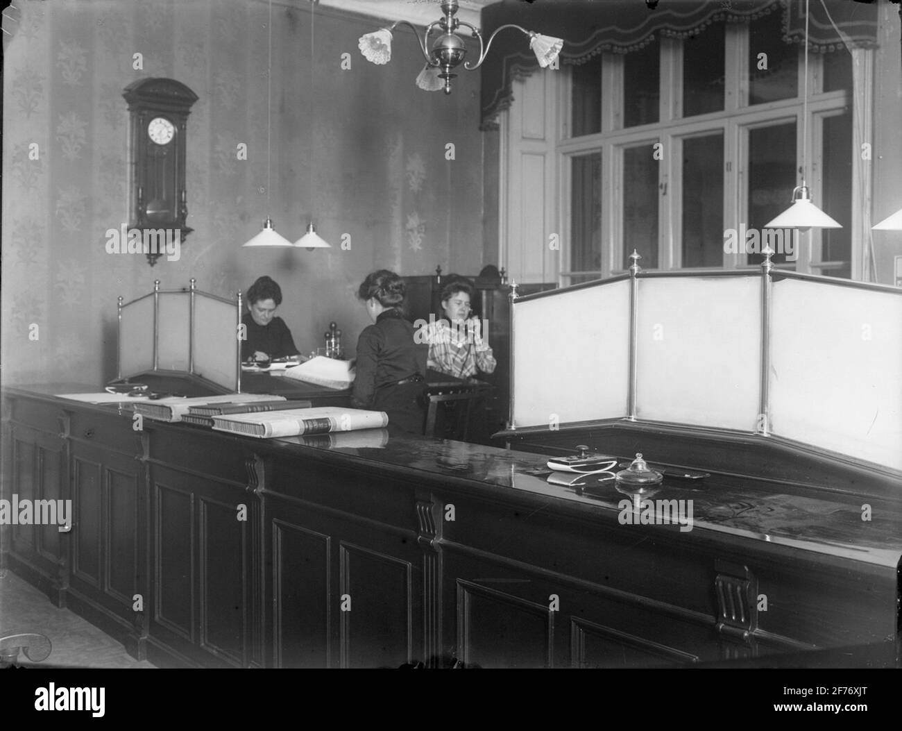 Ab Stockholm Telefon. Der Schatz des Abonnenten. Malmskillsgatan 30, Stockholm. Stockfoto