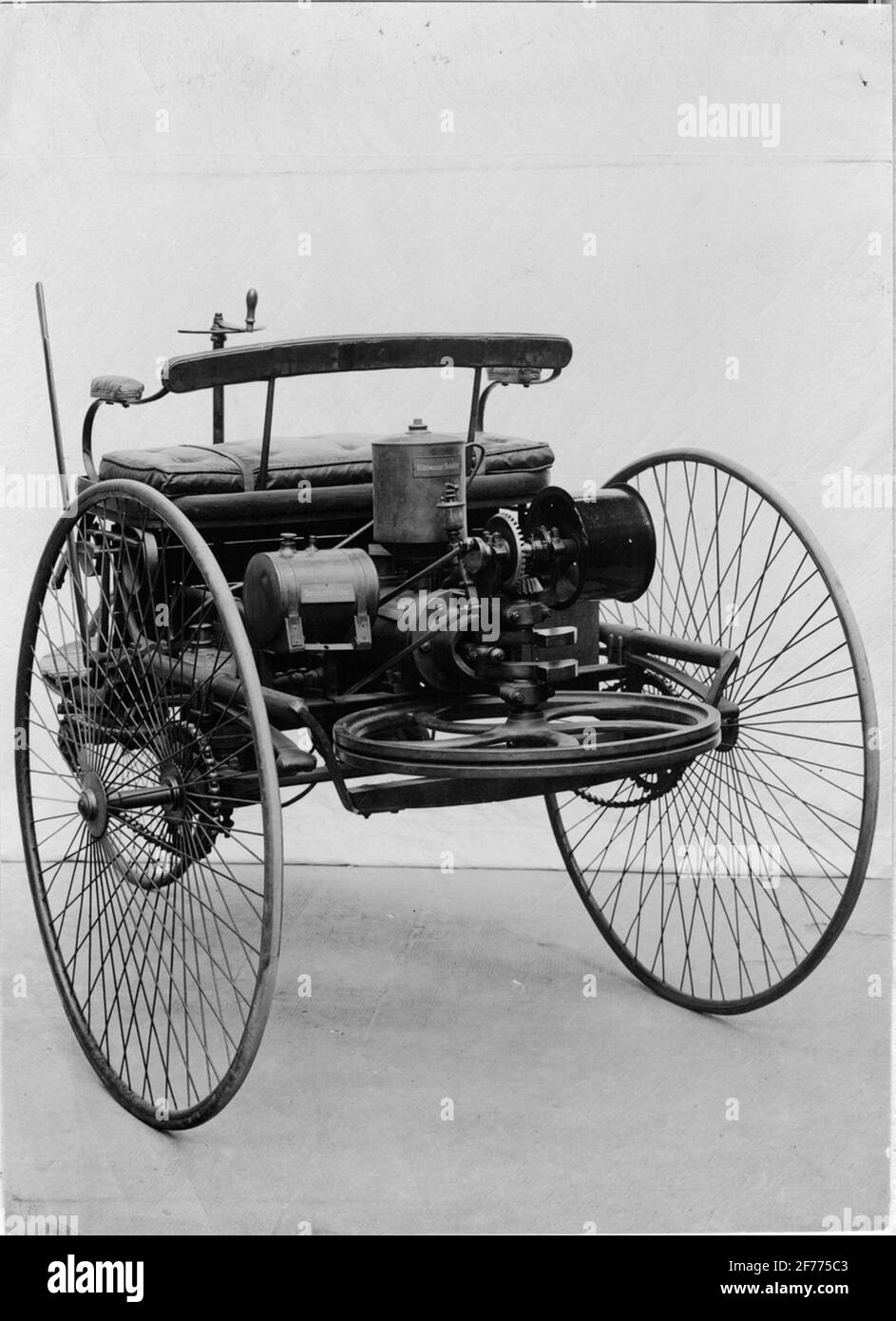 Benz Motorwagen von Benz 'Vid Deutsches Museum in München. Stockfoto