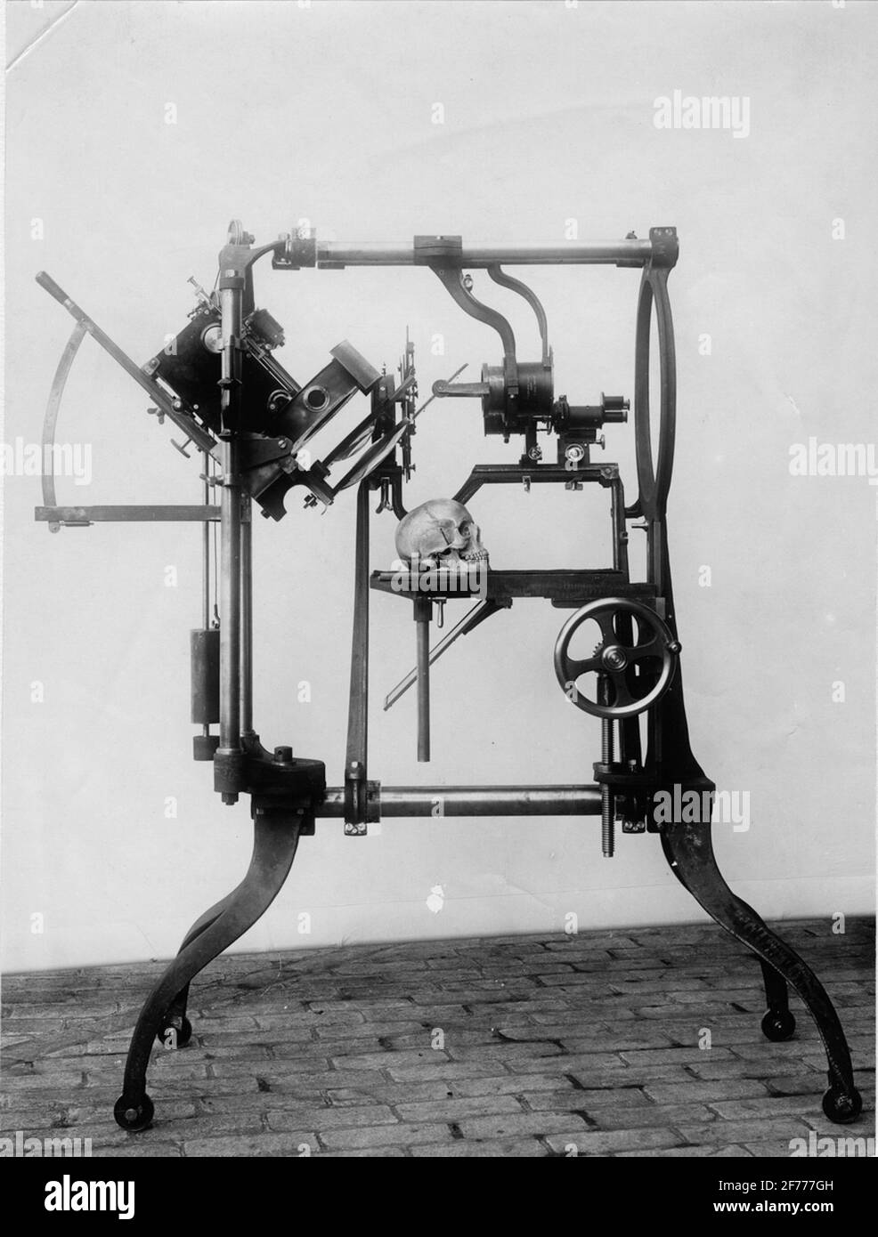 Apparatur für Makro-Mikroprojektion. Stockfoto