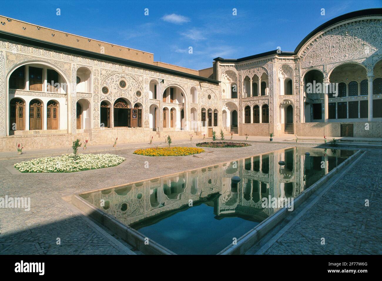 Iran, Kashan, Tabatabaei House (19. Jahrhundert) Stockfoto