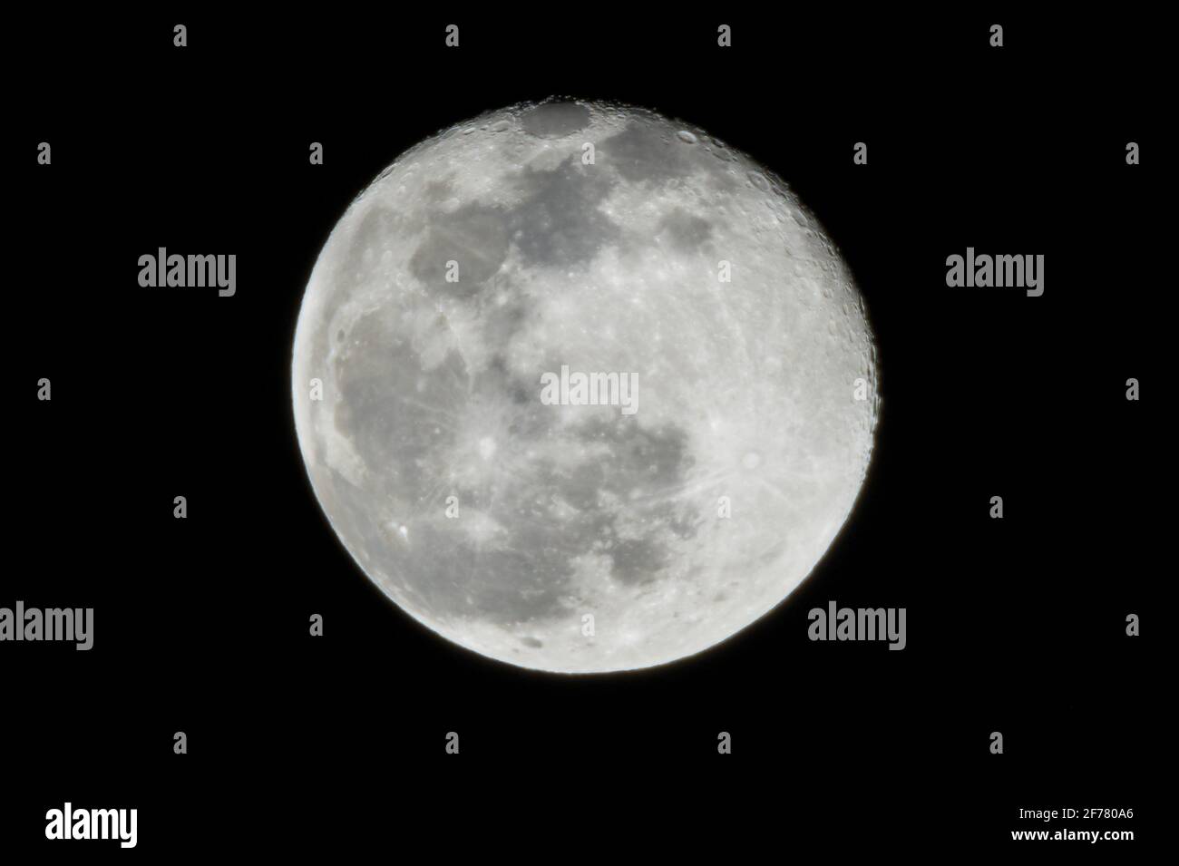Frankreich, Vollmond Stockfoto
