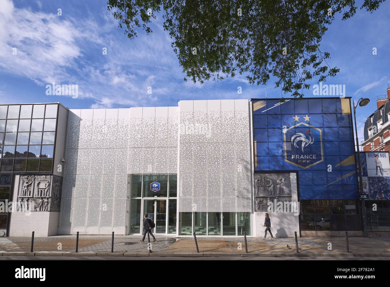Frankreich, Paris, 87 Boulevard de Grenelle, Hauptquartier des französischen Fußballverbands (FFF) Stockfoto