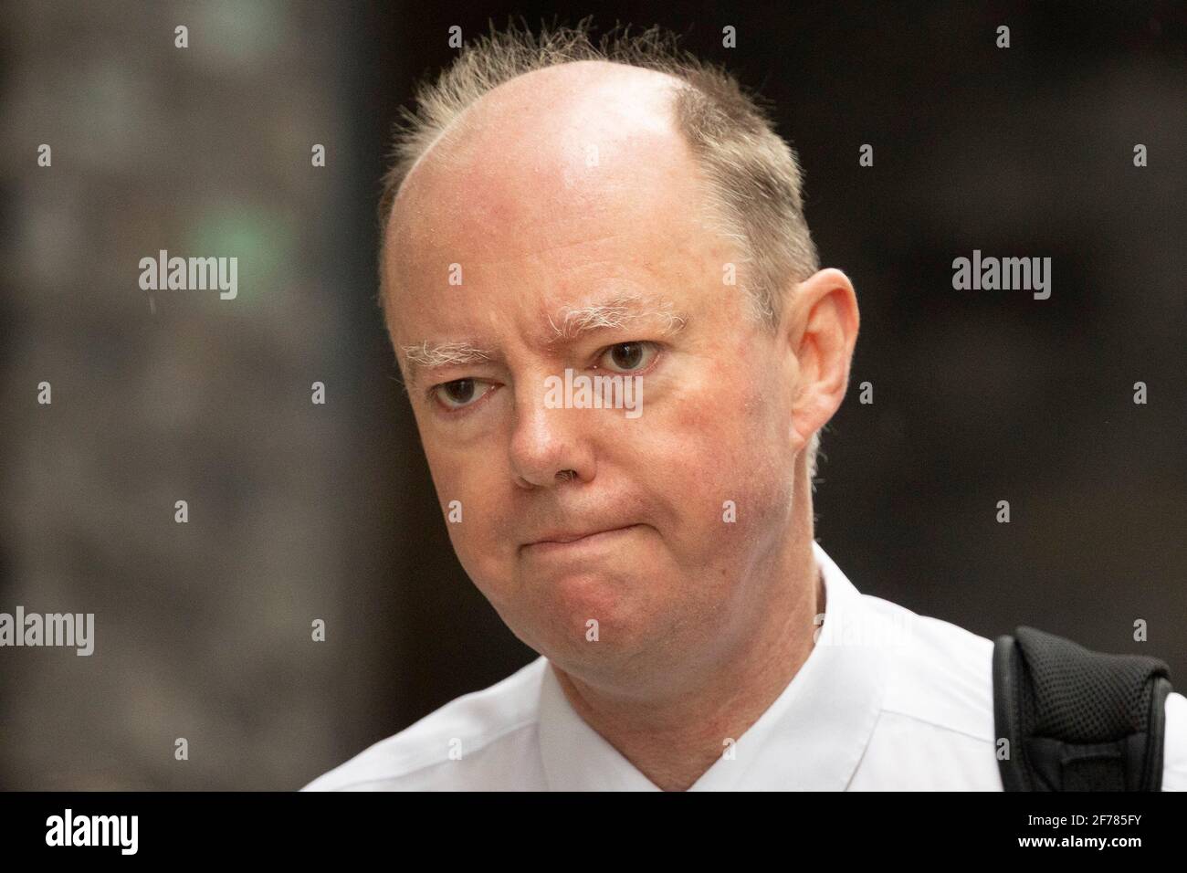 27/10/2020. London, Großbritannien. Chief Medical Officer Chris Whitty trifft beim Department for Health and Social Care ein. Bildnachweis: George Cracknell Wright Stockfoto