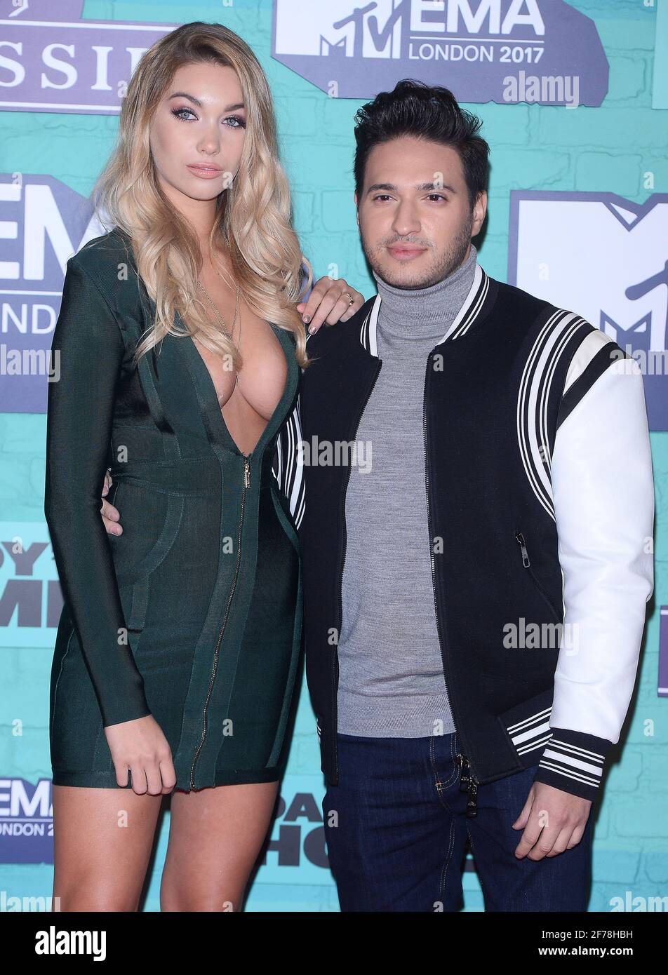 London, Großbritannien. 12. November 2017 MTV EMA 2017 Stockfoto