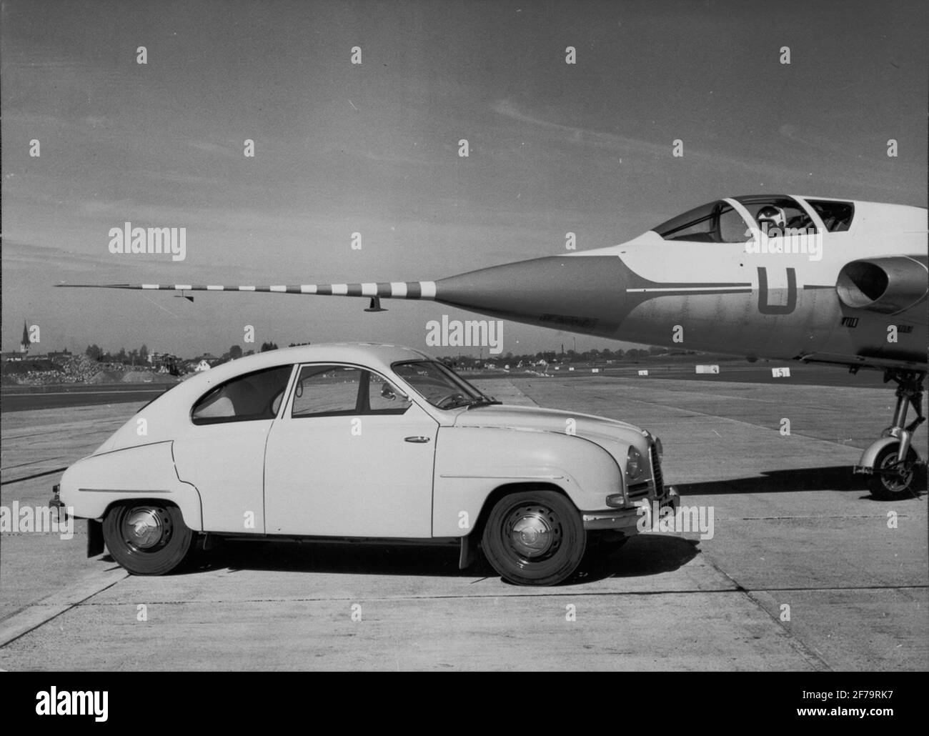 PKW saab 93b. Stockfoto
