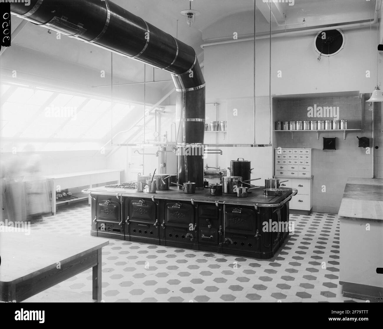 Restaurantküche. Stockfoto