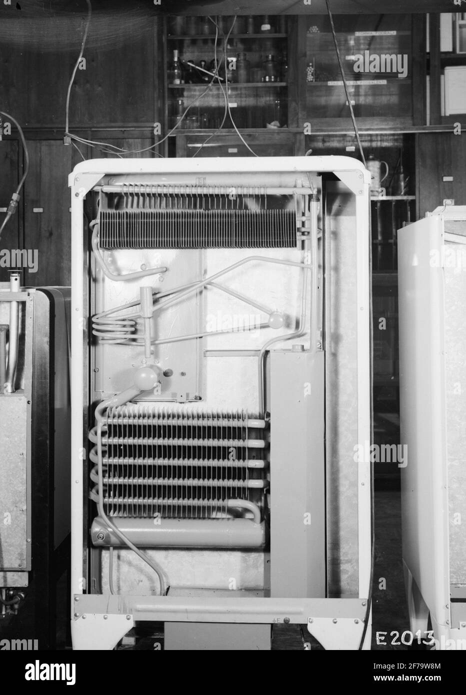 Lyngers Entfrosten auf 60A-Geräten. Stockfoto