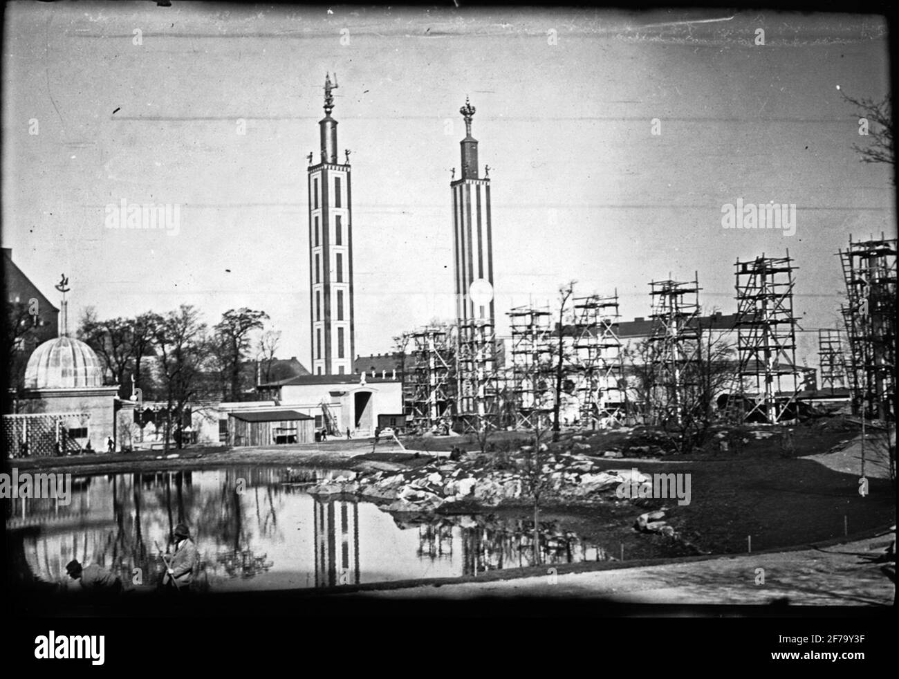 Göteborg Ausstellung im Jahr 1923. Sehen Sie sich den Eingang an. Stockfoto