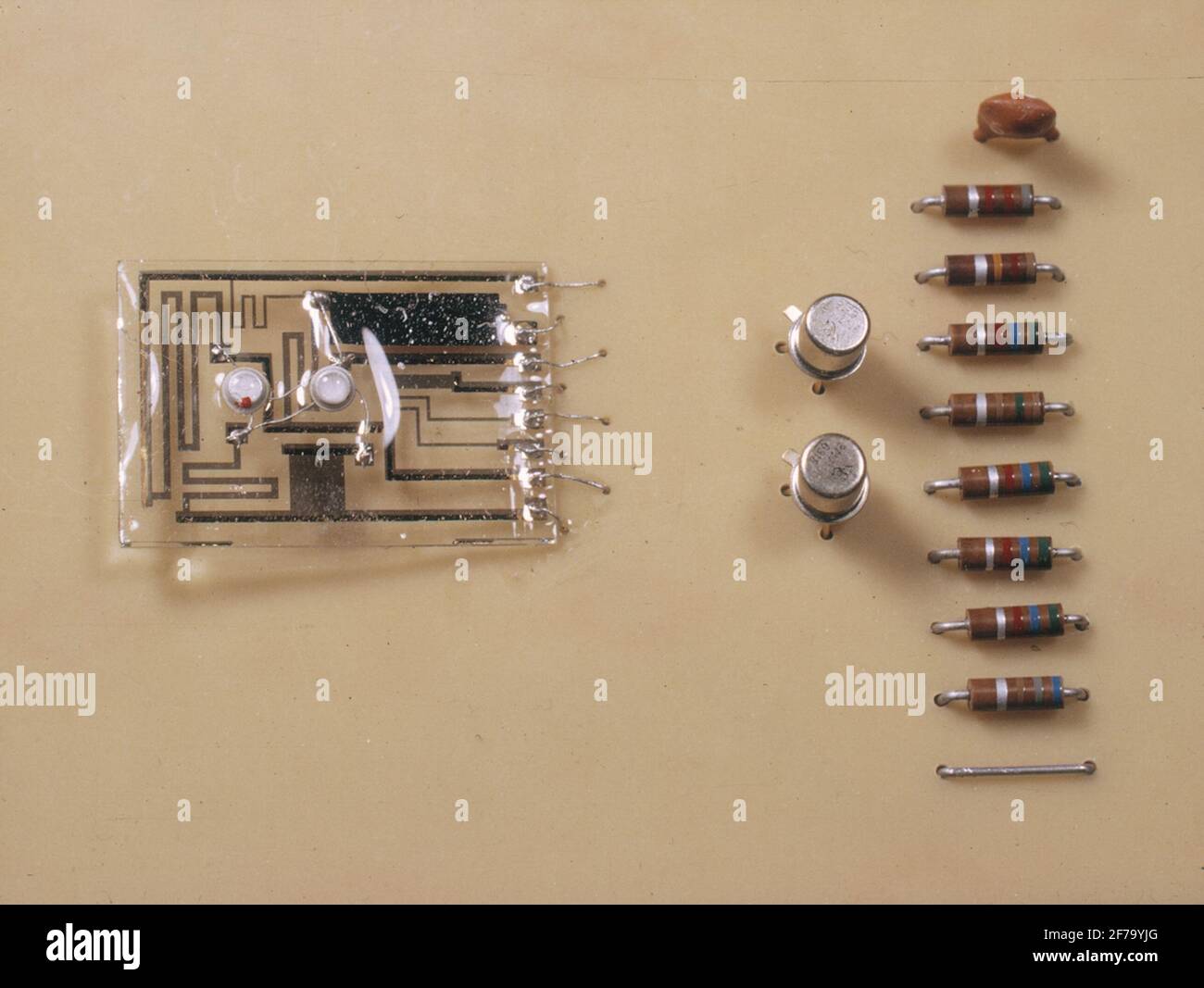 Funktechnik auf der KTH, 1963. Fotos gestiftet von Gunnar Markesjö 2007-11-07. Stockfoto