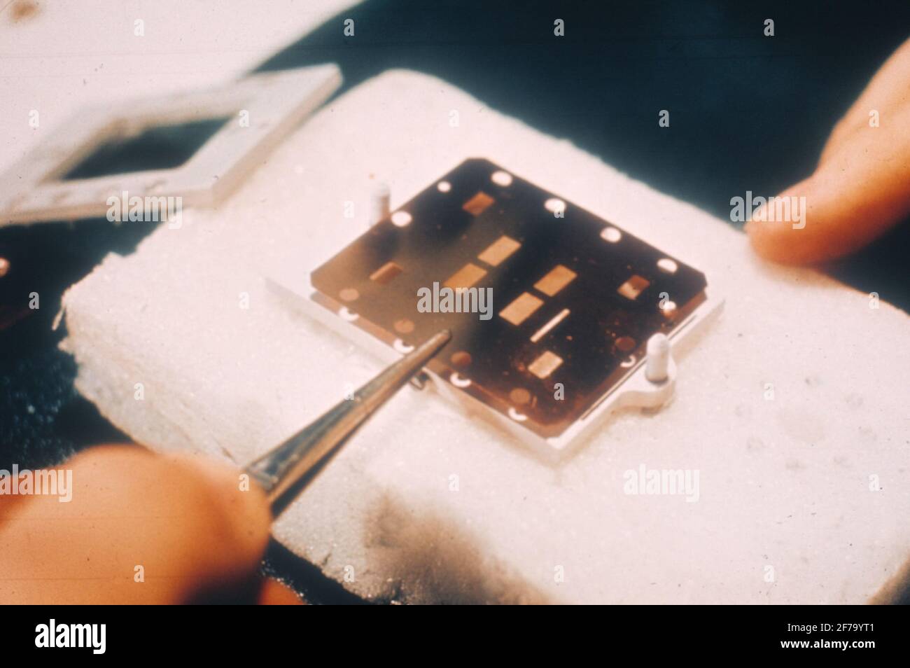 Funktechnik auf der KTH, 1963. Fotos gestiftet von Gunnar Markesjö 2007-11-07. Stockfoto