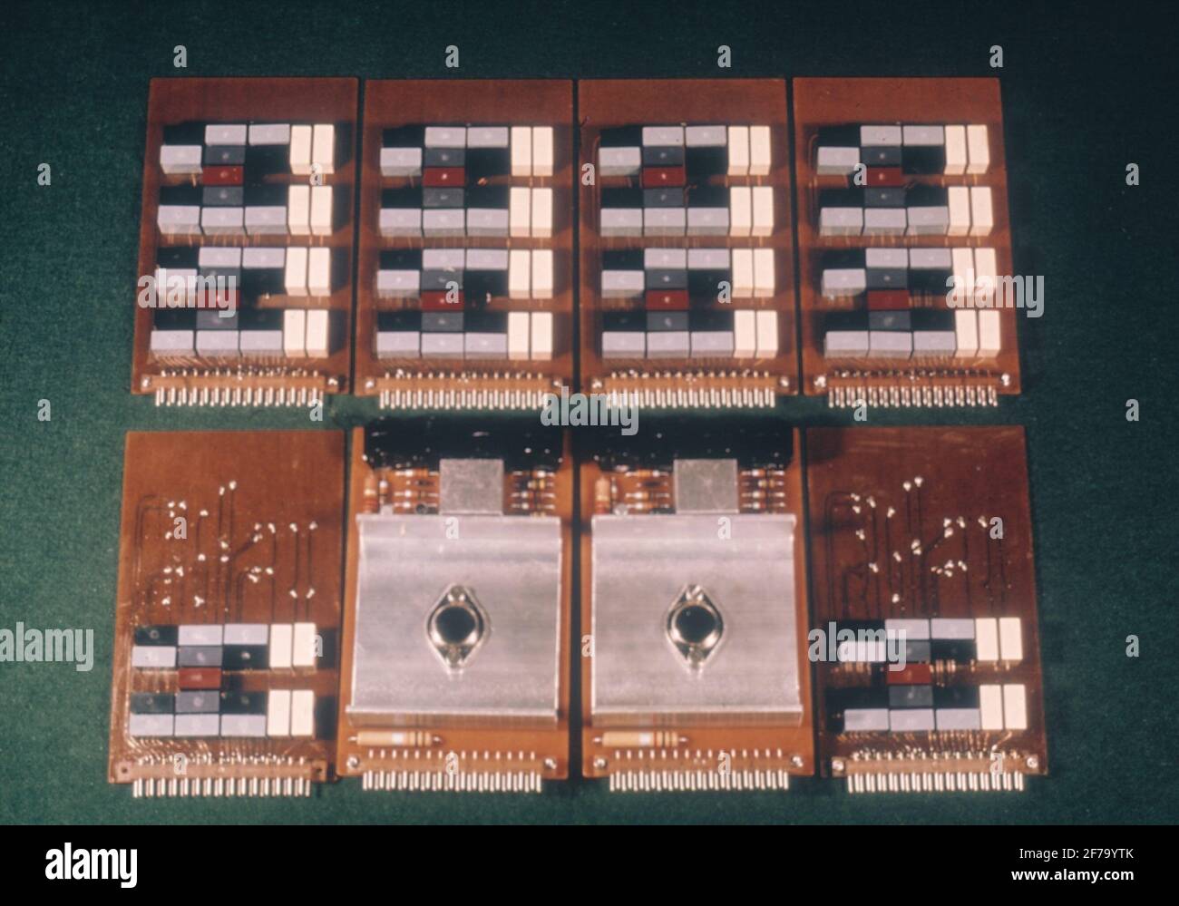Funktechnik auf der KTH, 1963. Fotos gestiftet von Gunnar Markesjö 2007-11-07. Stockfoto
