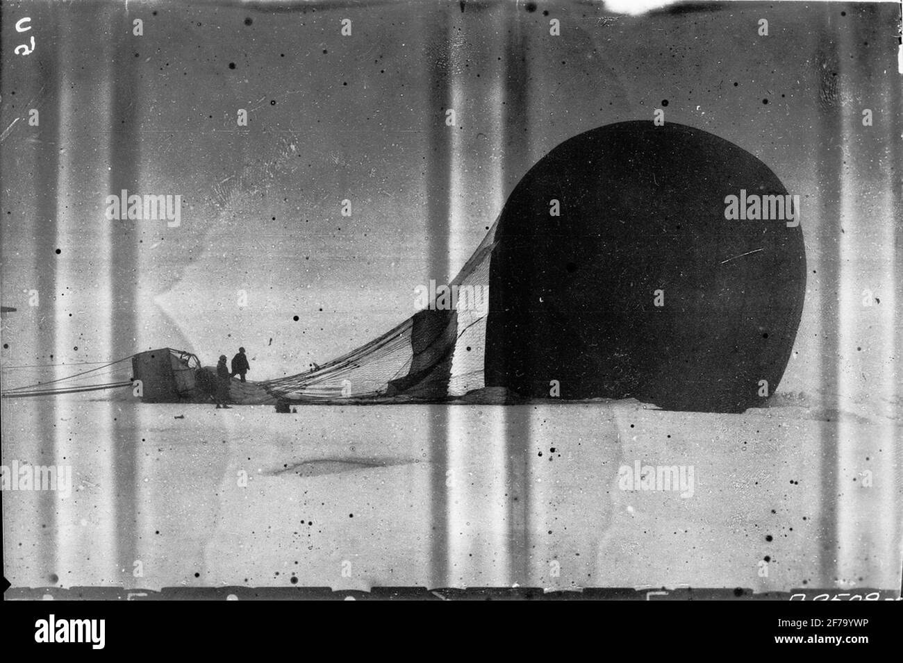 Der Adler ', kurz nach der Landung auf dem Eis. Die Produktion der Bilder wurde von einem Associate Professor John Hertzberg im Jahr 1930 in der Fotografie, der technischen Hochschule gemacht. Stockfoto