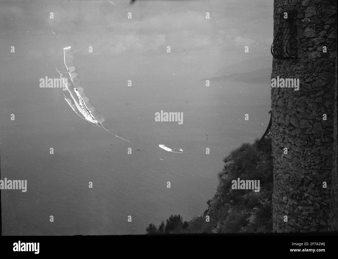 Die Bilder von Königin Victoria. Eine Wand mit Dekorationen. Stockfoto