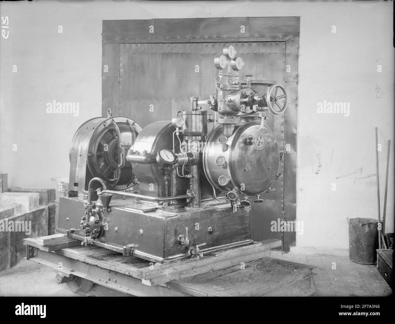 33 kW Turbogenerator MIE5+L55 L.O.2266. Stockfoto