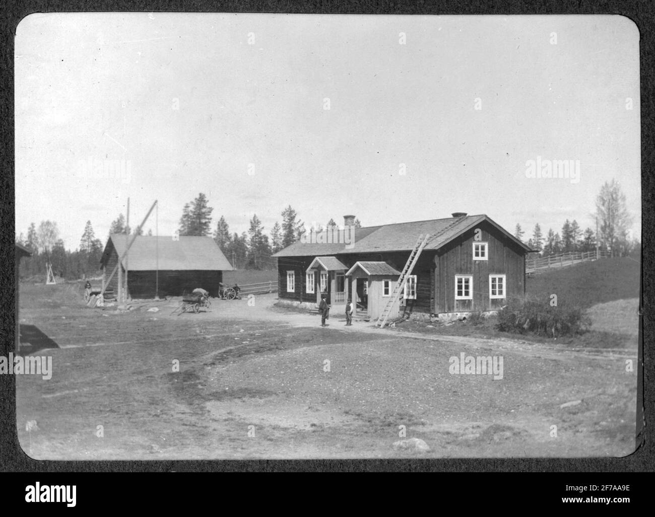 Separates Management.Allstugan auf dem Aalwald Stockfoto