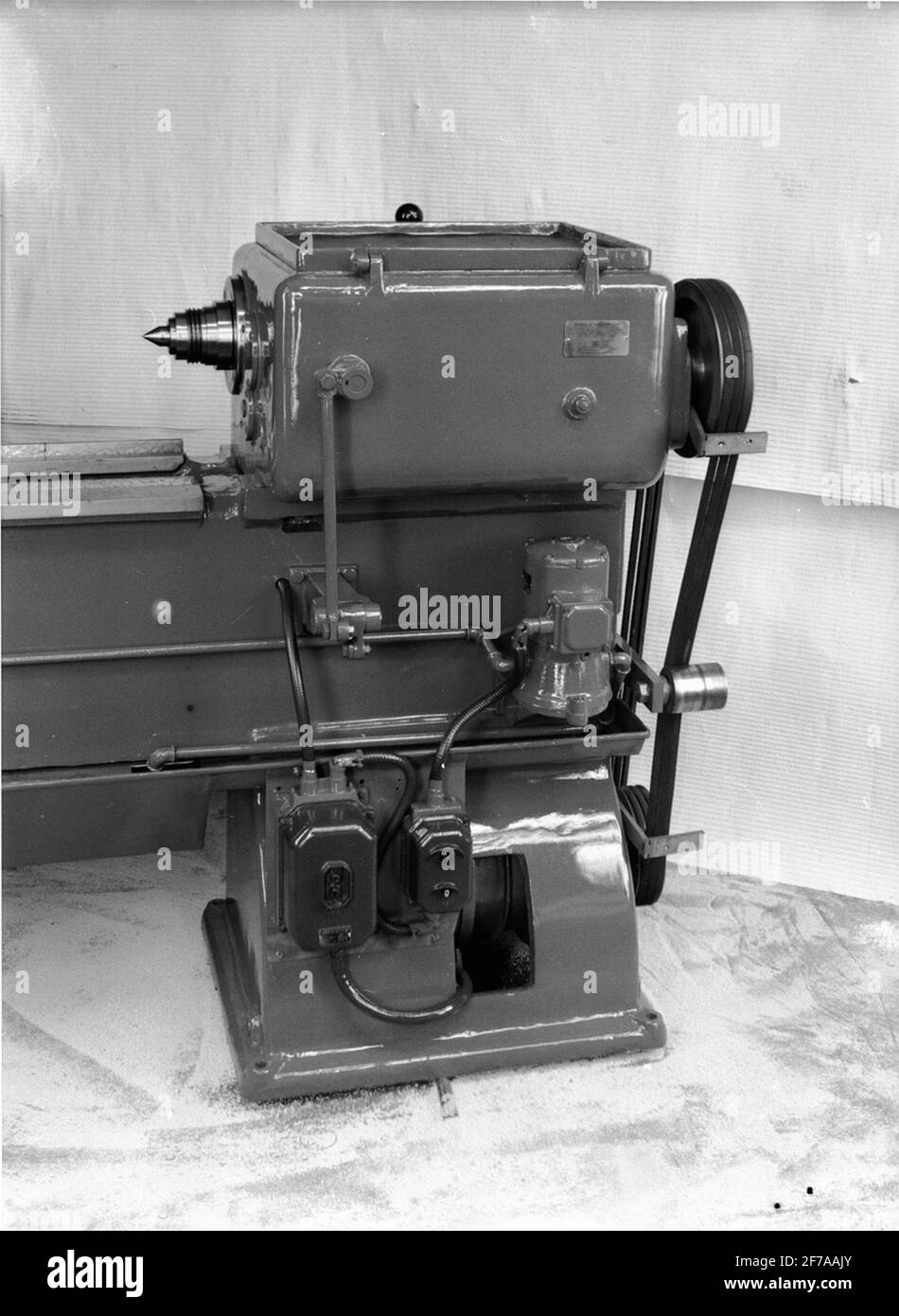 Drehmaschine. >> Stockfoto