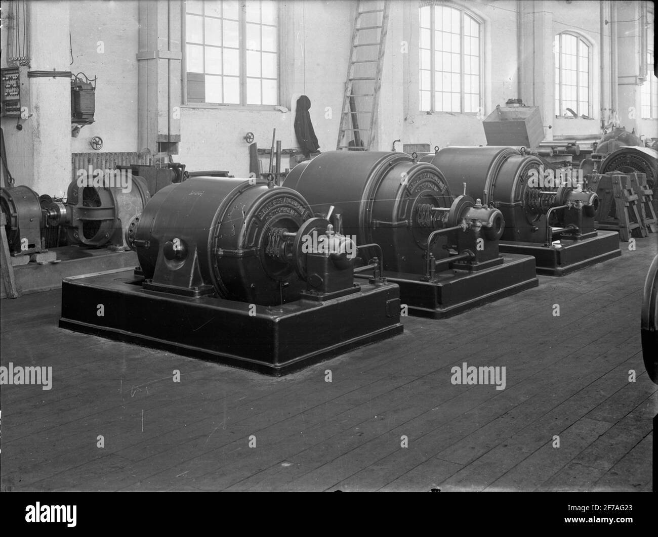 Generator. Stockfoto