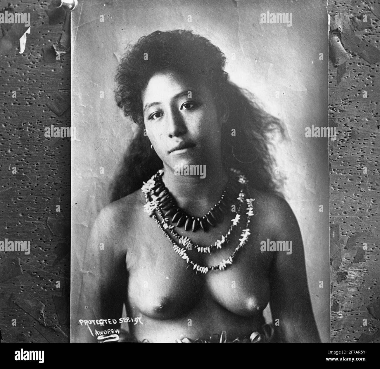 Skiopticone-Bild. Bewegungen einer unbekannten indischen Frau. Stockfoto