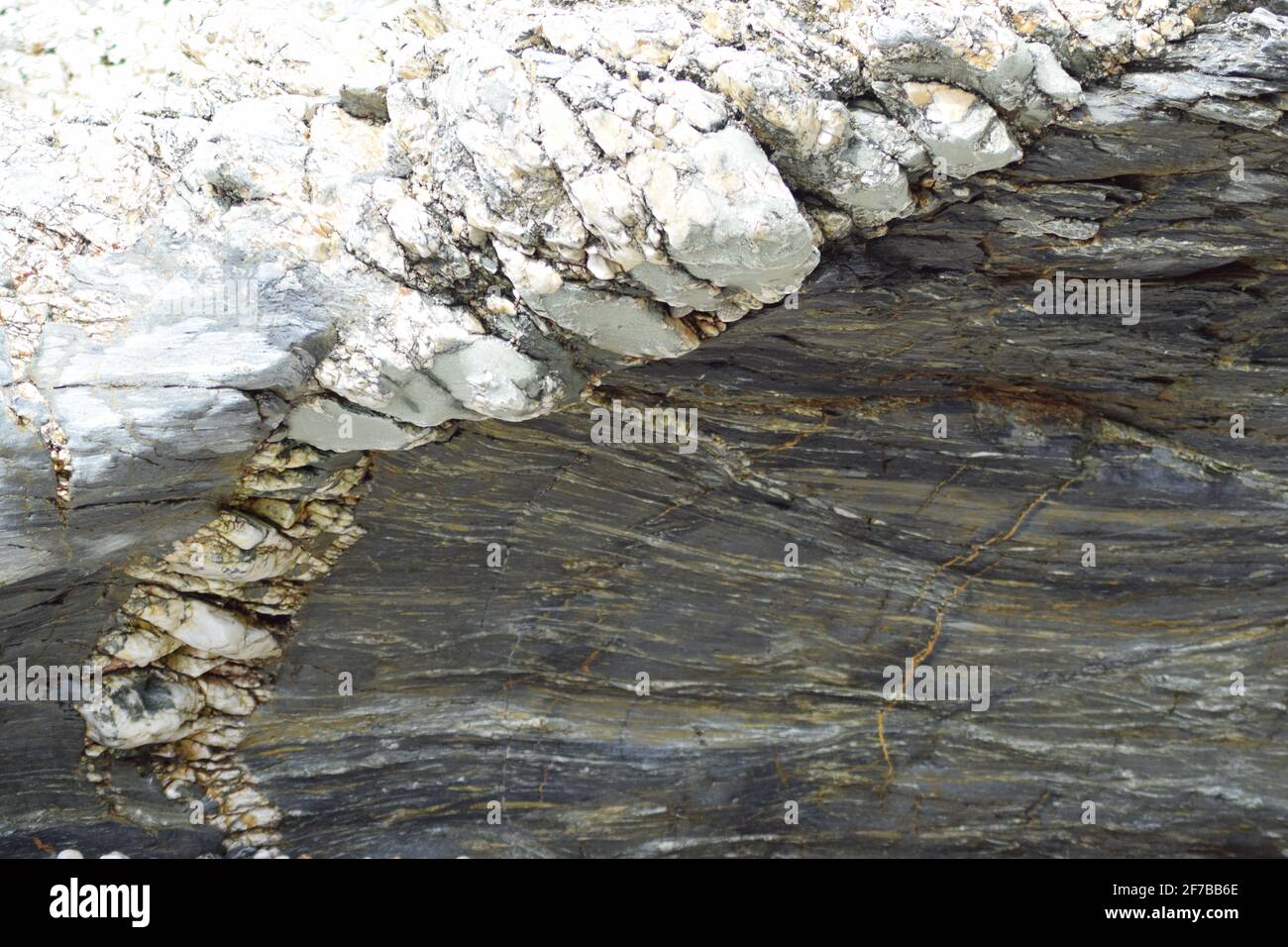 Breaking Wave Rock Formation Stockfoto