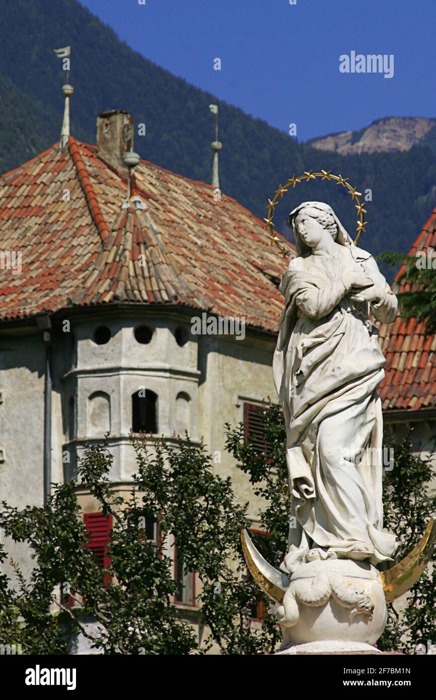 heilige Maria in meran, Italien, Südtirol, Meran Stockfoto