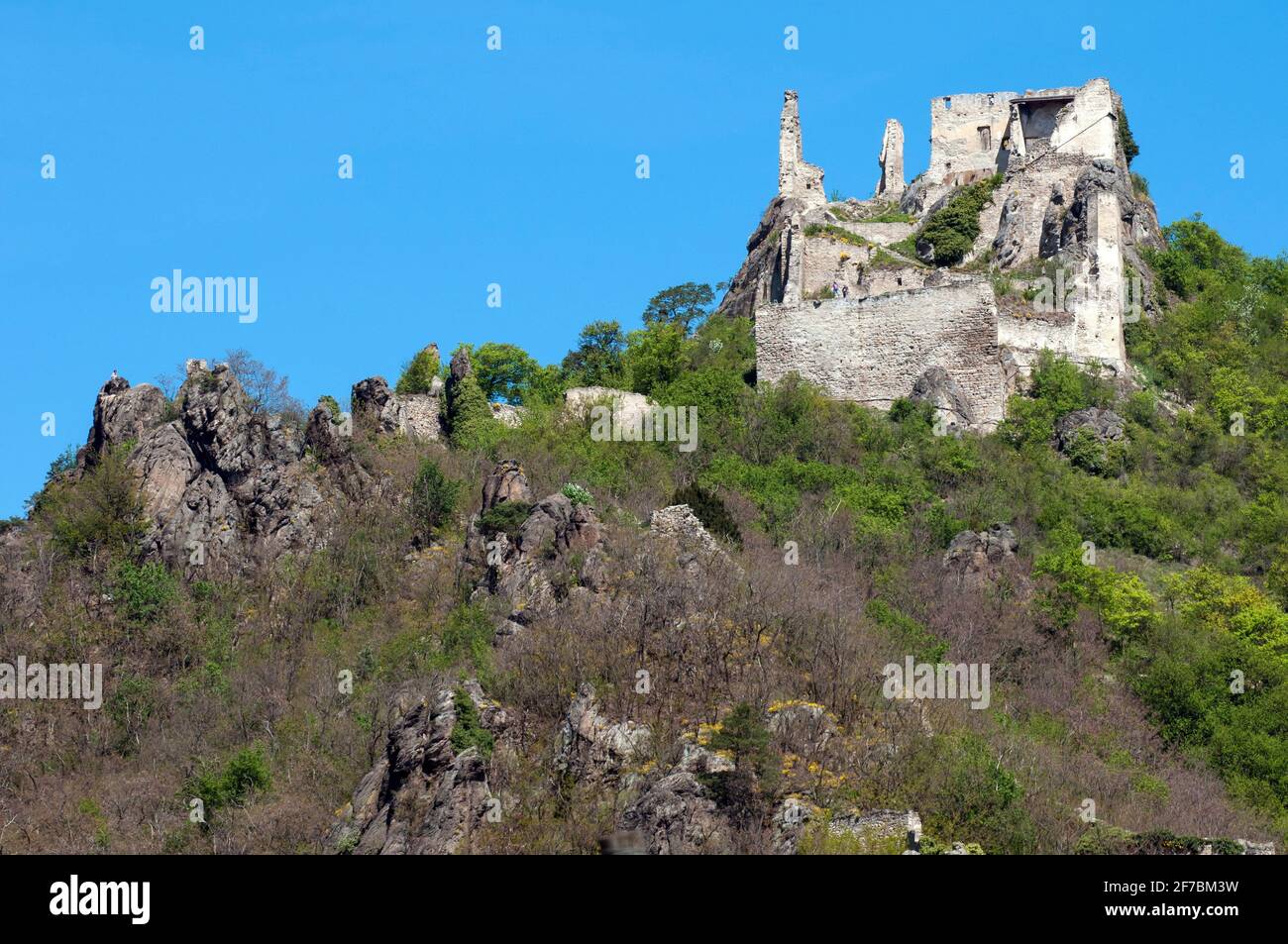 Dürnstein, Schloss Kylinger, Österreich, Niederösterreich, Wachau Stockfoto
