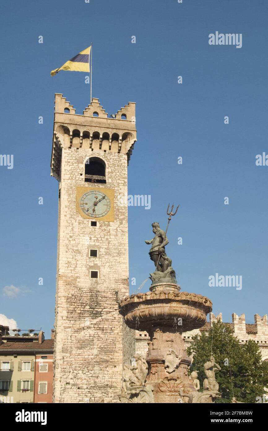 St. Vigil in Italien (Trient), Italien, Südtirol, Trient Stockfoto