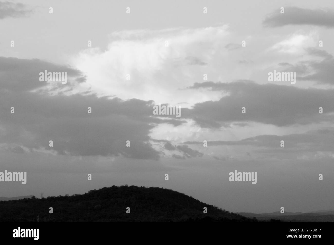 schöne Wolken am Himmel Stockfoto