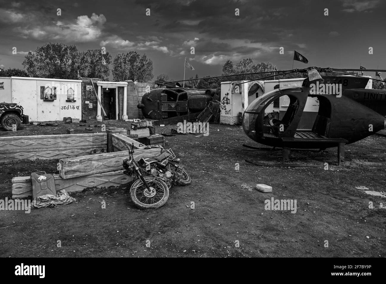 Krieg und Frieden Wiederbelebung Kent Stockfoto