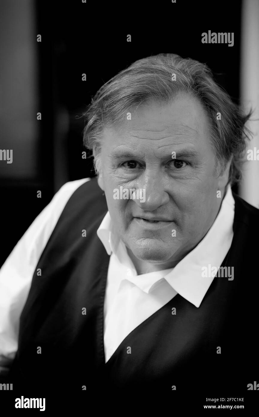 Der französische Schauspieler Gerard Depardieu Stockfoto