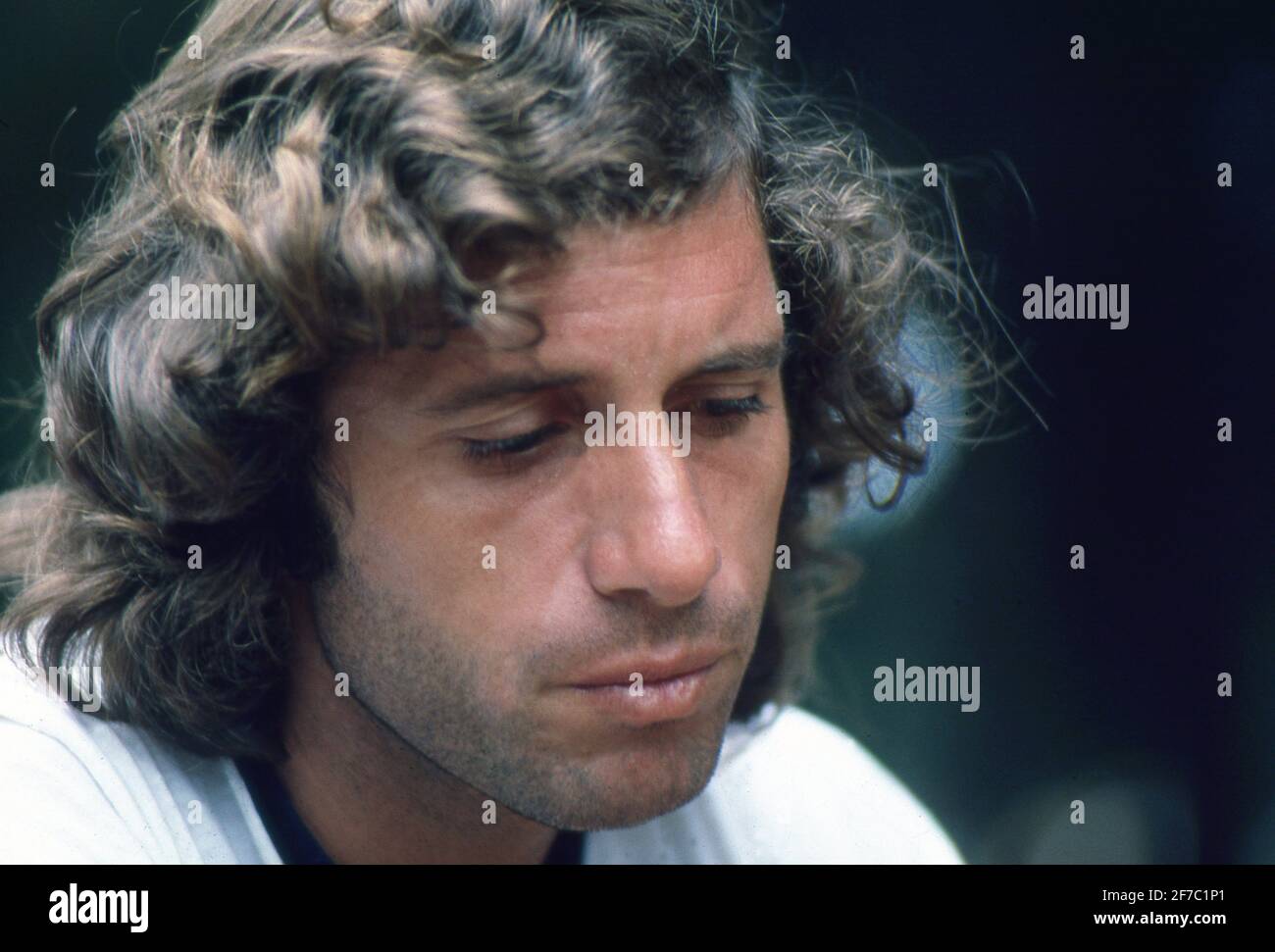 Guillermo Vilas, argentinische Tennislegende Stockfoto
