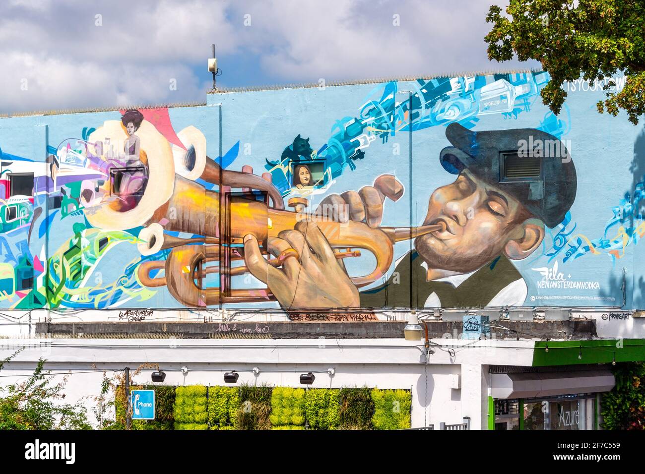 Neue Werbung für Amsterdam Vodka, Florida, USA Stockfoto